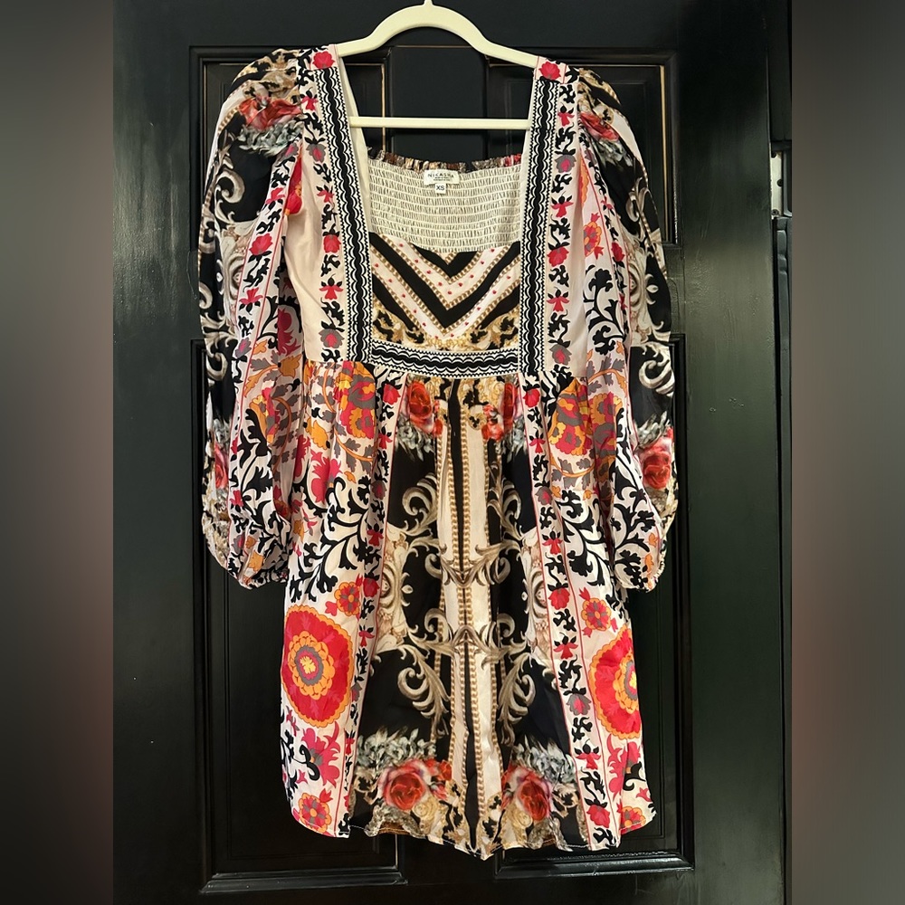 Anthropologie Boho Mini Dress